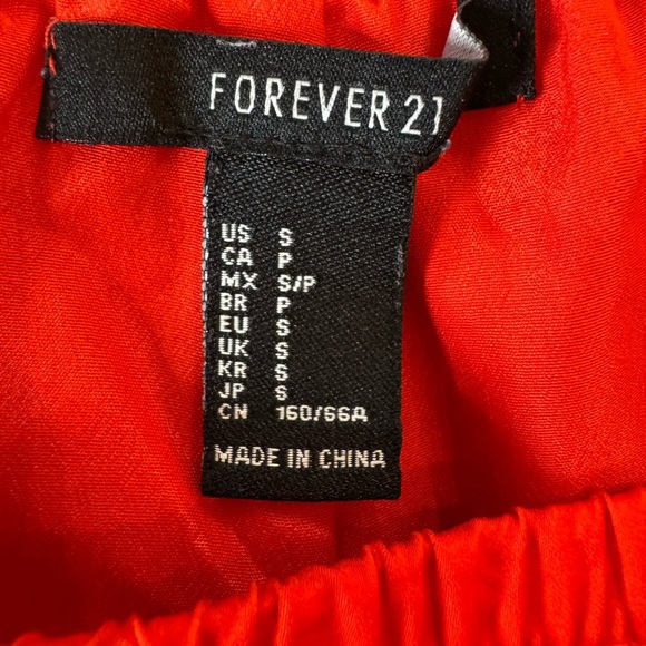 Forever 21 Red Orange Shorts - Picture 2 of 8